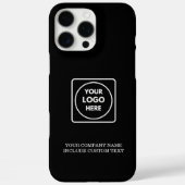 Professional Business Logo Text iphone case (Rückseite)