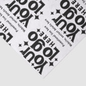 Professional Business Logo Text Promotional Retro Seidenpapier (Ausschnitt)