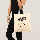 Professional Cat Herder Funny Herding Cats Tragetasche (Vorderseite (Produkt))