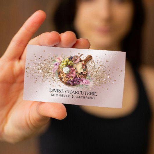 Professional Charcuterie Catering Grazing Board  Visitenkarte