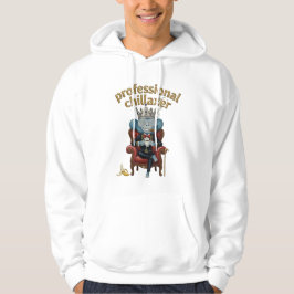 Professional Chillaxer Monkey king Funny Cool App Hoodie
