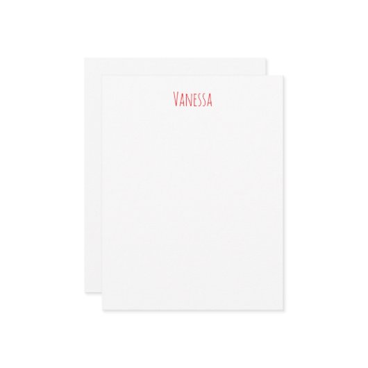 Professional classical calligraphy name custom red mitteilungskarte (Vorderseite/Rückseite Beispiel)