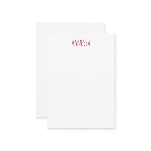 Professional classical calligraphy name custom red mitteilungskarte (Vorderseite/Rückseite Beispiel)