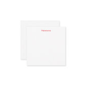 Professional classical calligraphy name custom red mitteilungskarte (Vorderseite/Rückseite Beispiel)