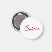 Professional classical handwriting name custom magnet (Vorderseite/Rückseite)