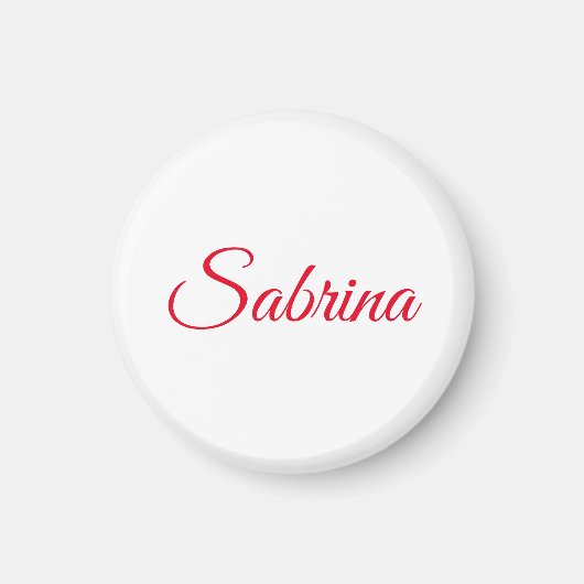 Professional classical handwriting name custom magnet (Vorne)