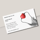 Professional Clean Medical Doctor Business Card Visitenkarte