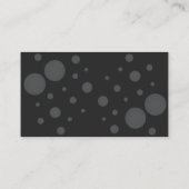 Professional Cleaning Service Black Visitenkarte (Rückseite)