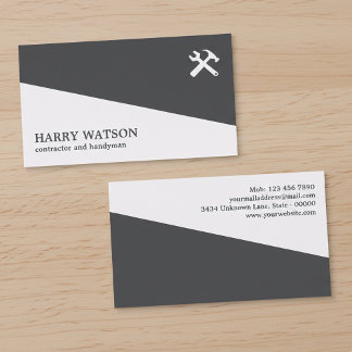 Professional Contractor Handyman Home Improvement Visitenkarte