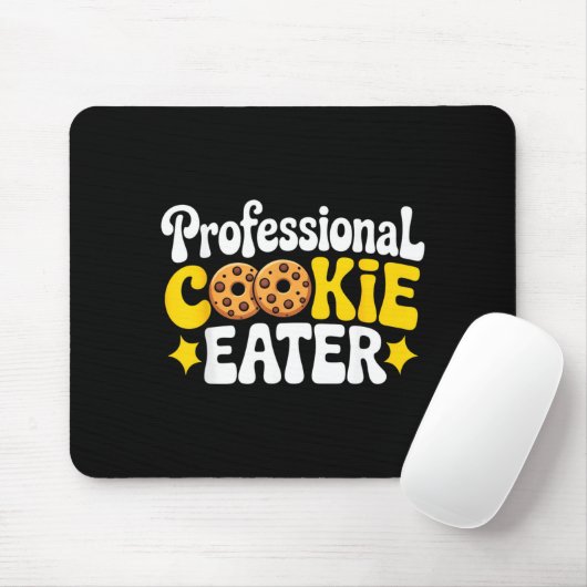 Professional Cookie Eater Cookie Lover Chocolate C Mousepad (Mit Mouse)