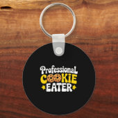 Professional Cookie Eater Cookie Lover Chocolate C Schlüsselanhänger (Vorderseite)