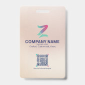 Professional Corporate Executive Photo Business Ausweis (Back)