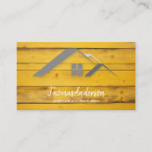 Professional Custom Black Building Construction  Visitenkarte (Vorderseite)