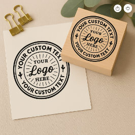 Professional Custom Logo Stamp for Business Gummistempel