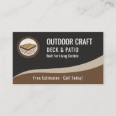 Professional Deck & Patio Installation Company Visitenkarte (Vorderseite)