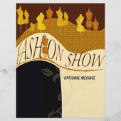Professional Design Fashion Runway Show Einladung Flyer (Hinten)