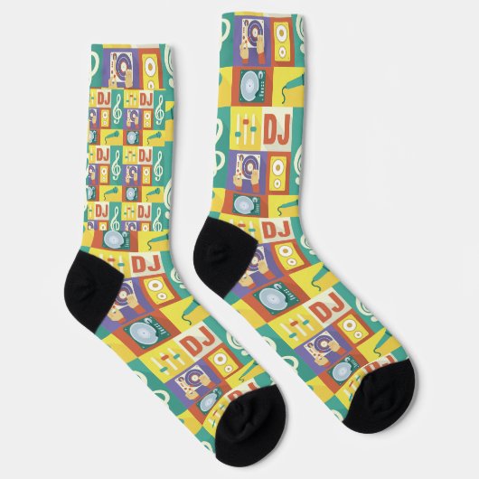 Professional Disc Jockey Iconic Designed Socken (Rechts)