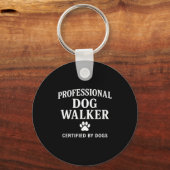 Professional Dog Walker - Certified By Dogs Gift  Schlüsselanhänger (Vorderseite)