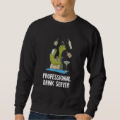 Professional Drink Server Turtle Intoxicologist Ba Sweatshirt (Vorderseite)