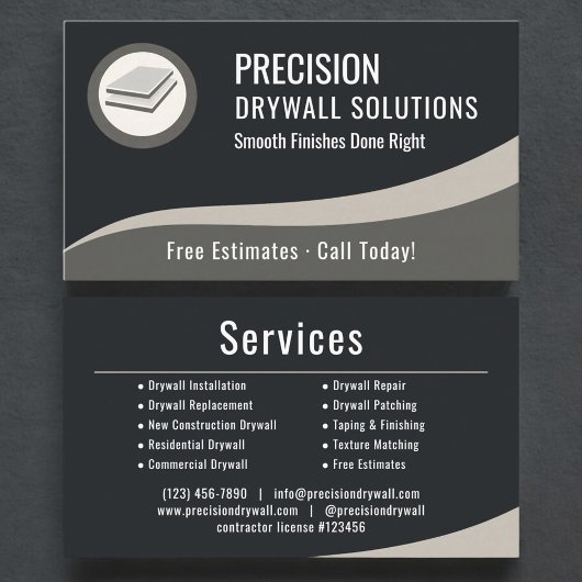 Professional Drywall Company Visitenkarte