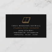 Professional Drywall Contractor QR Code Visitenkarte (Vorderseite)