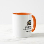Professional Dump Truck Service Tasse (VorderseiteRechts)