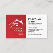 Professional Electrical Contractor - Electrician Visitenkarte (Vorderseite)