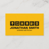 Professional Electrical Contractor - Electrician Visitenkarte (Vorderseite)