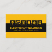 Professional Electrical Contractor - Electrician Visitenkarte (Vorderseite)