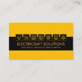 Professional Electrical Contractor - Electrician Visitenkarte (Vorderseite)
