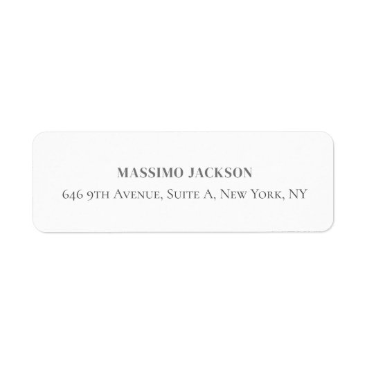 Professional elegant modern minimalist add name (Vorne)