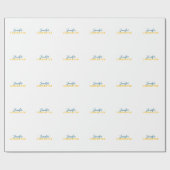 Professional elegant modern minimalist plain geschenkpapier (Flach)