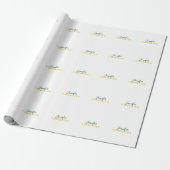 Professional elegant modern minimalist plain geschenkpapier (Ungerollt)