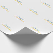 Professional elegant modern minimalist plain geschenkpapier (Ecke)