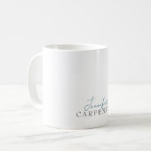 Professional elegant modern minimalist plain kaffeetasse (Vorderseite Links)