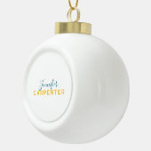 Professional elegant modern minimalist plain keramik Kugel-Ornament (Rechts)