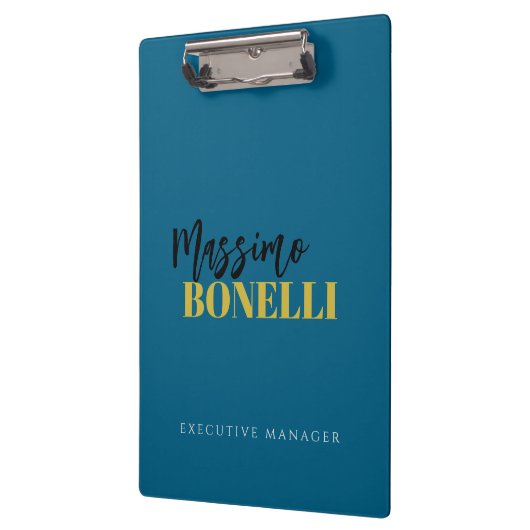 Professional elegant modern minimalist plain klemmbrett (Links)