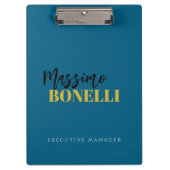 Professional elegant modern minimalist plain klemmbrett (Vorderseite)