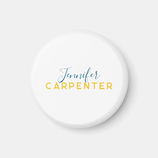 Professional elegant modern minimalist plain magnet (Vorne)