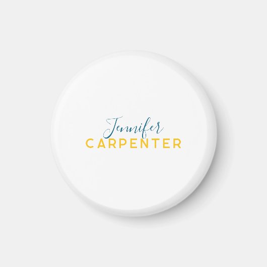 Professional elegant modern minimalist plain magnet (Vorne)