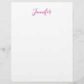 Professional elegant modern minimalist plain name briefbogen (Vorderseite)
