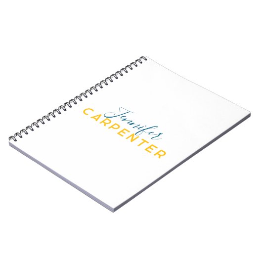 Professional elegant modern minimalist plain notizblock (Linke Seite)