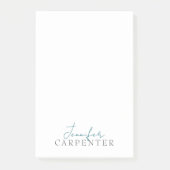 Professional elegant modern minimalist plain post-it klebezettel (Vorderseite)