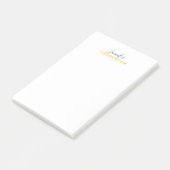 Professional elegant modern minimalist plain post-it klebezettel (angewinkelt)