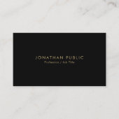 Professional Elegant Modern Template Minimalist Visitenkarte (Vorderseite)