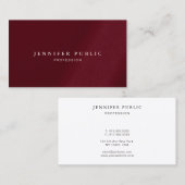Professional Elegant Template Minimalist Luxury Visitenkarte (Vorne/Hinten)