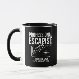 Professional Escapist Library Card Coffee Mug Tasse