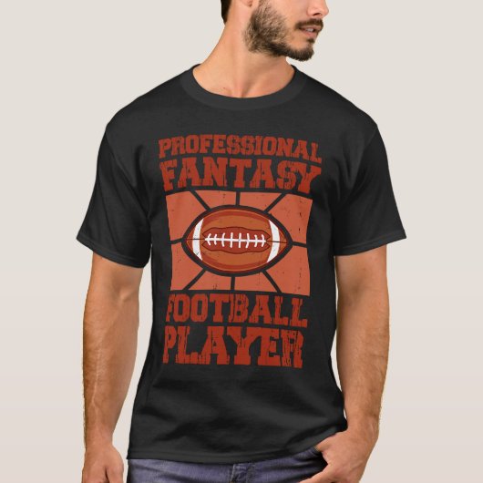 Professional Fantasy Football Player Costume T-Shirt (Vorderseite)