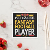 Professional Fantasy Football Player Lovers Gift Serviette (Beispiel)