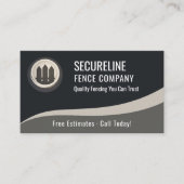 Professional Fencing Fence Builder Repair Company Visitenkarte (Vorderseite)